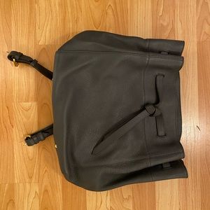 Annabel Ingall Grey Leather Backpack